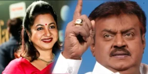 vijayakanth and Radhika Sarathkumar