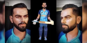 Virat Kohli Wax Statue