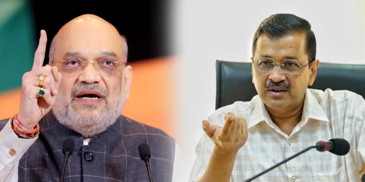 Amit shah - Arvind kejriwal