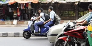 Minors Two wheeler Driving