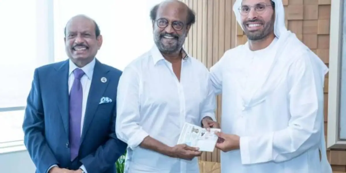 Rajnikanth got Golden Visa