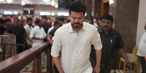 Vijay meets students