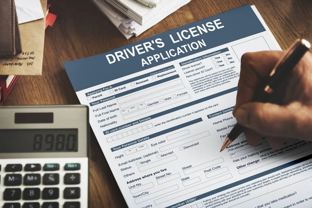 driving licence application