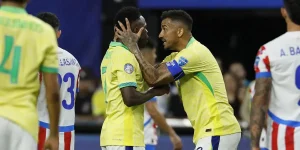 Brazil beats Paraguay , Copa America 2024