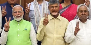 PM Modi - Chandrababu Naidu - Nitish Kumar