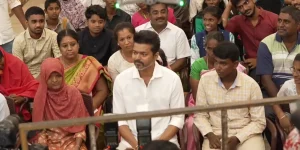 TVK Vijay with Nanguneri Student Chinnadurai