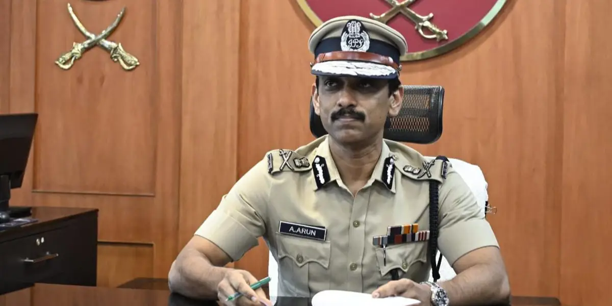 Chennai Police Commissioner Arun IPS