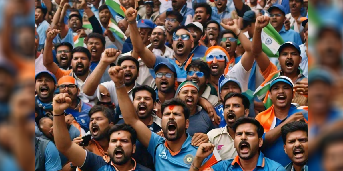 Indian Fans - Image Generated By Meta AI