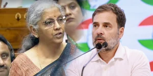 Nirmala Sitharamaand Rahul Gandhin