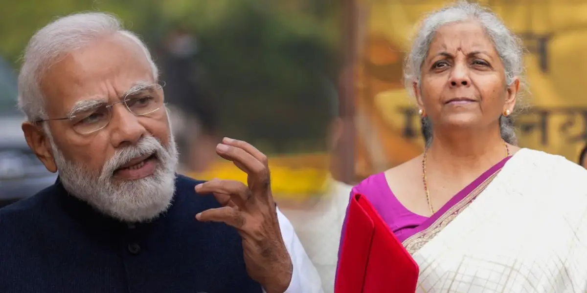 PM Modi - Union minister Nirmala Sitharaman