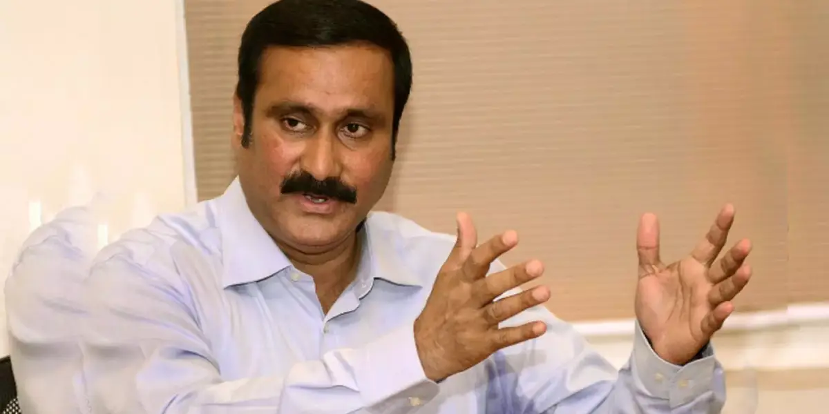 PMK Leader Anbumani Ramadoss