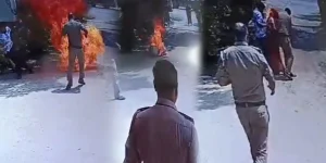 Sets Mother On Fire