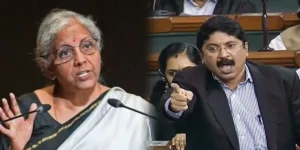 Union minister Nirmala Sitharaman - DMK MP Dayanidhi Maran