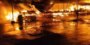 huzurabad fire accident