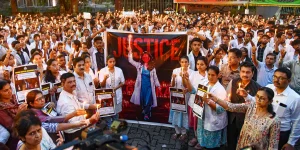 Doctors Protest against Kolkata RG Kar Hospital Incident