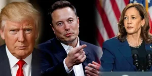 Donald Trump - Elon musk - Kamala Haris