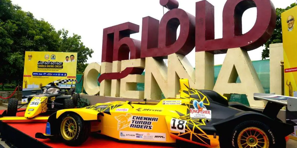 Formula 4 Car racing in Chennai