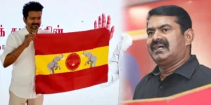 NTK Leaderr Seeman speech about TVK Flag issue