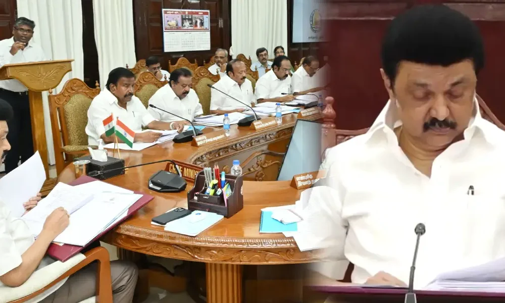 Tamilnadu Ministry Cabinet Meeting - TN CM MK Stalin