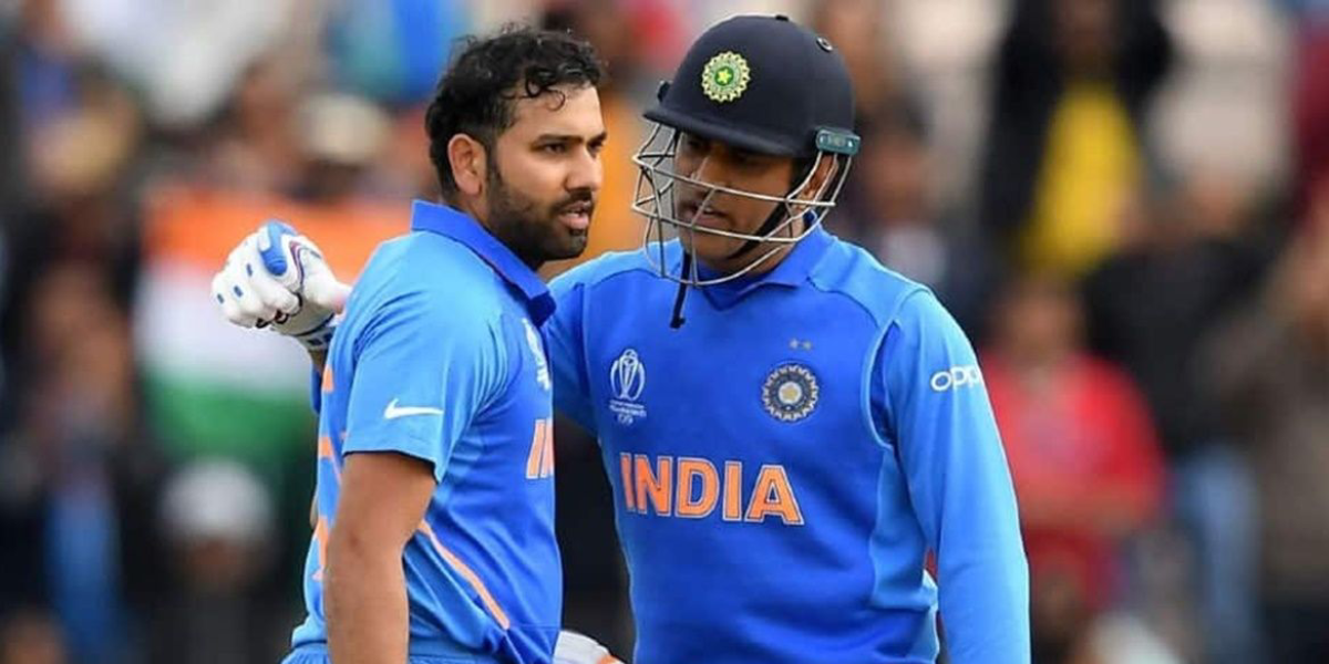 MS Dhoni and Rohit