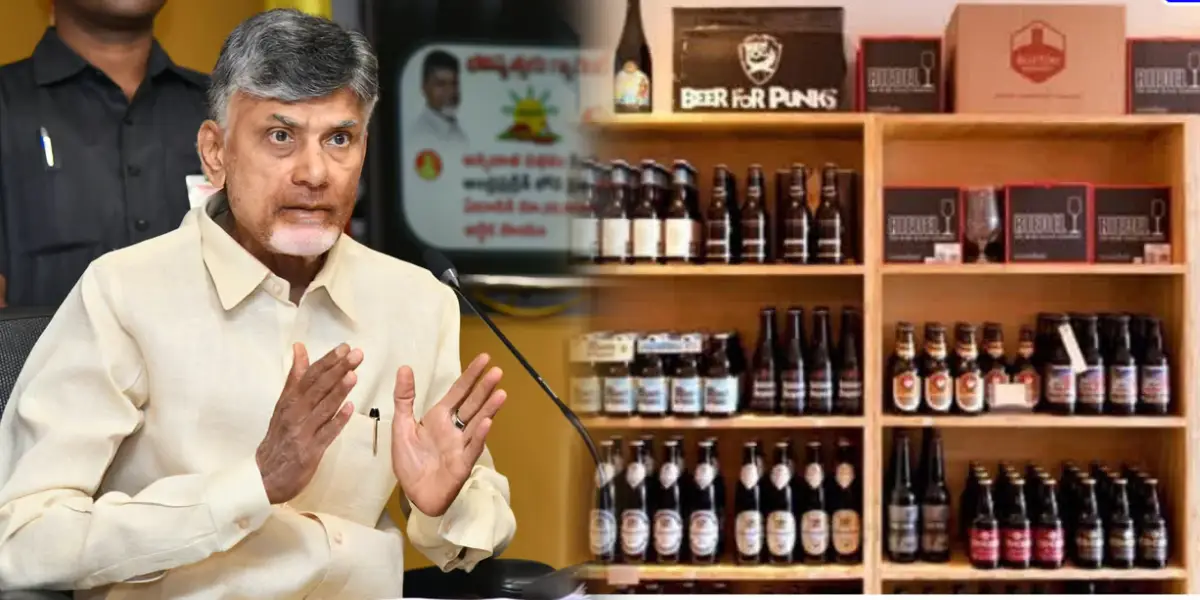 Andhra pradesh CM Chandrababu Naidu - New Liquor Policy in AP