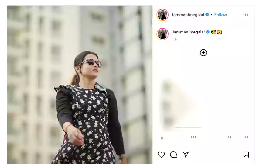 manimegalai insta