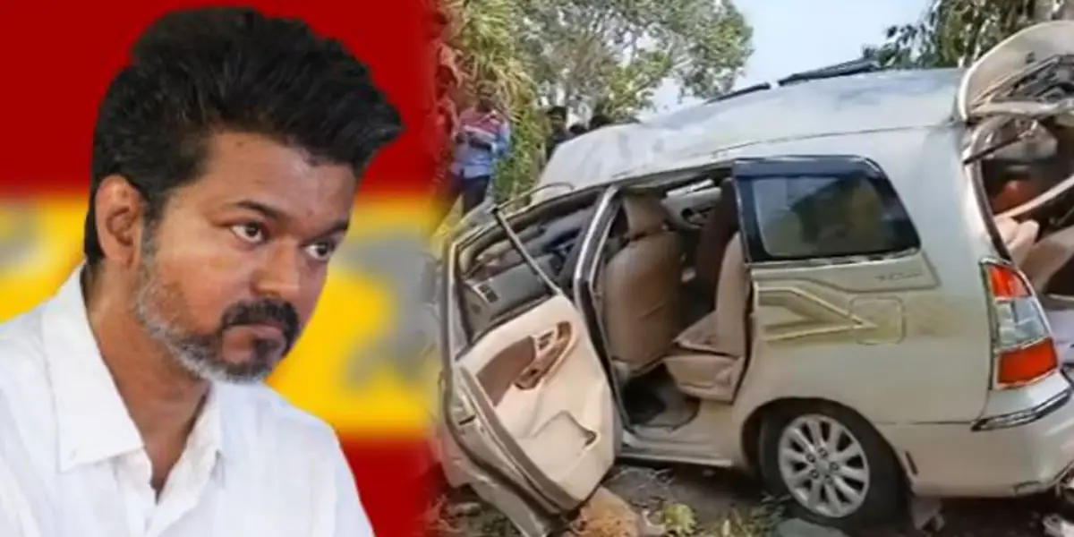 Accindent in Trichy - Chennai Highway - TVK Persons 2 died