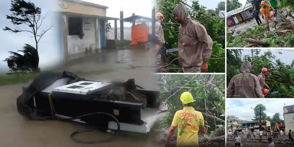 Cyclone Dana damage