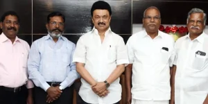 DMK Allaince Party Leaders meet with Tamilnadu CM MK Stalin