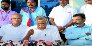 K Balakrishnan (CPM) - Mutharasan (CPI) - Thirumavalavan (VCK)