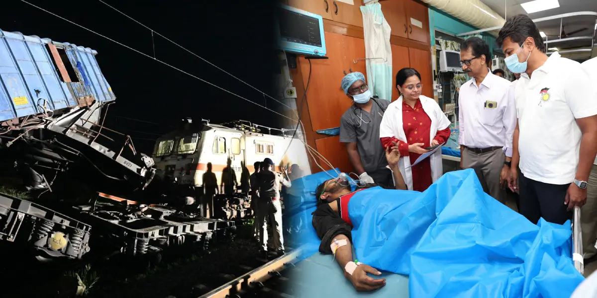 Kavarapet Train Accident - Deputy CM Udhayanidhi visiter Stanly Govt Hospital