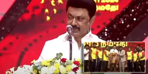 MK stalin in Mudhlvar Koppai Niraivu Vizha