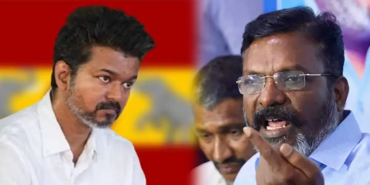 TVK Leader Vijay - VCK Leader Thirumavalavan