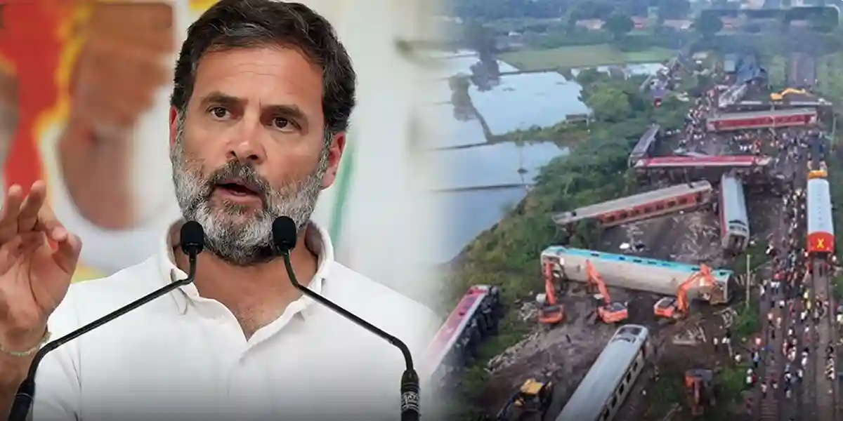 Train Accident - Rahul Gandhi