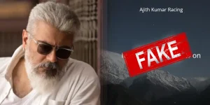 Ajithkumar Racing Fake