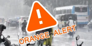 Orange alert rain