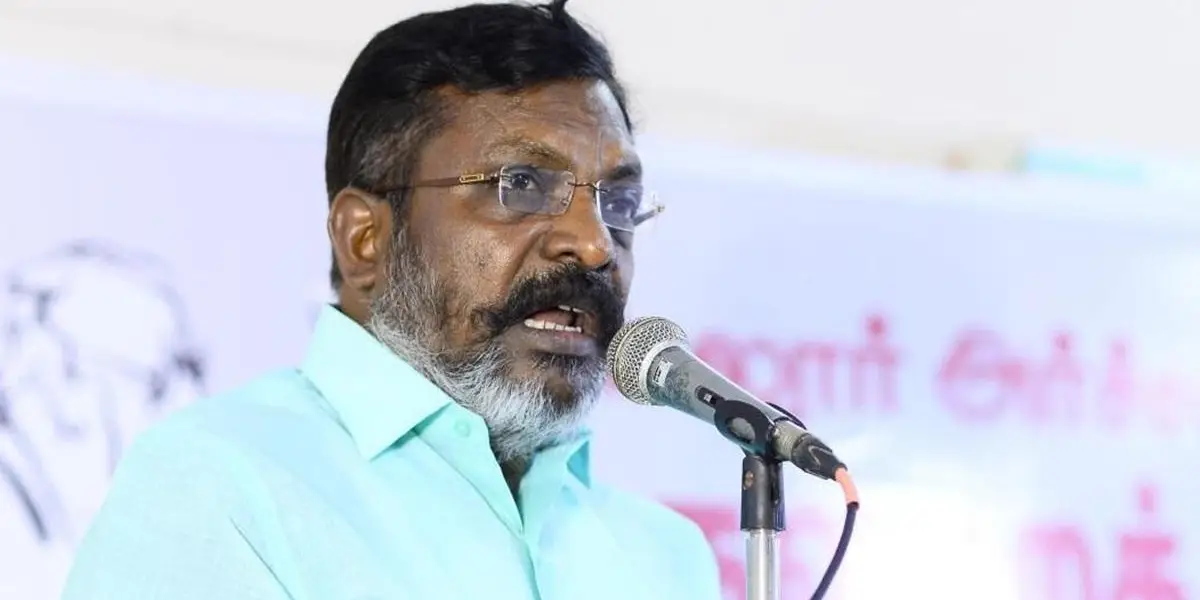 VCK Leader Thirumavalavan