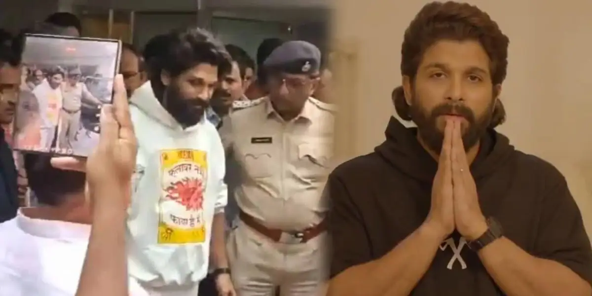 Allu arjun arrested by Telangana Police