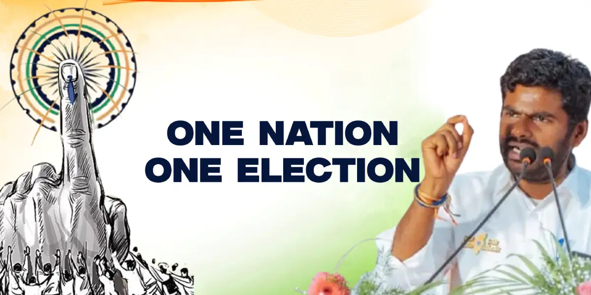 Annamalai say about One Nation One Election Bill