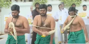 BJP State president Annamalai Protest