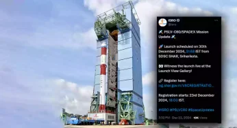 டிச.30 ஆம் தேதி விண்ணில் பாய்கிறது PSLV-C60 ராக்கெட்!