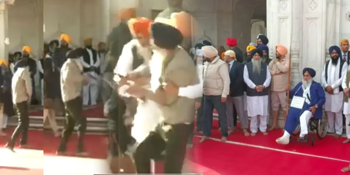 Someone tried to shoot Sukhbir Singh Badal at the Golden Temple