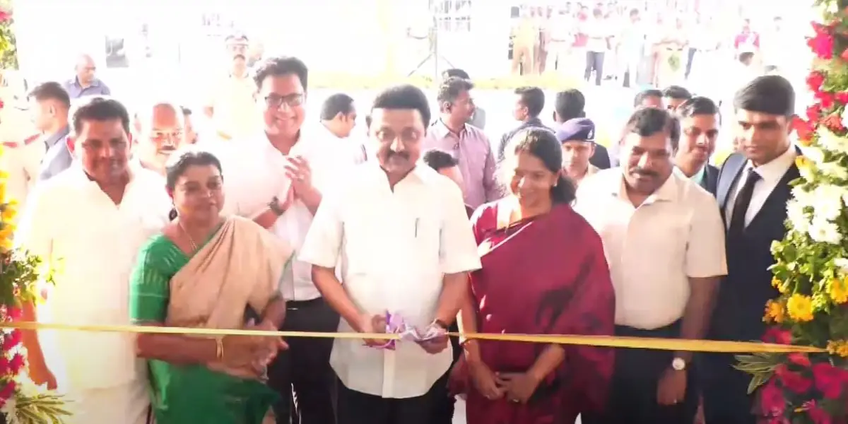 Tamilnadu CM MK Stalin inaugurated Thoothukudi mini Tidle park