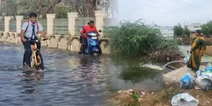 Thoothukudi Rains - MLA Geetha jeevan inspect the Rainwater relief works