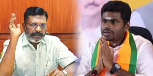 VCK leader Thirumavalavan - BJP State President Annamalai