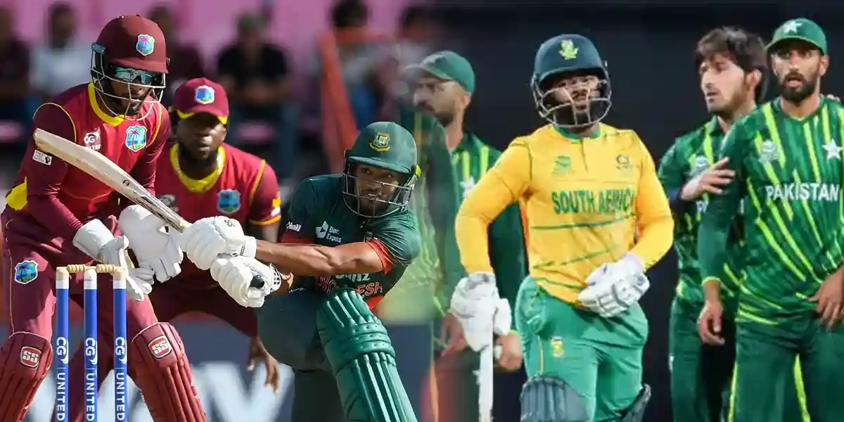 south africa vs pakistan - West Indies vs Bangladesh