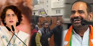 BJP Candidate Ramesh Bidhuri controversial speech about Congress MP Priyanka gandhi