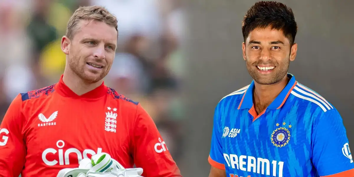 Eng T20 captain Jos Buttler - Indian T20 team captain Suryakumar Yadav