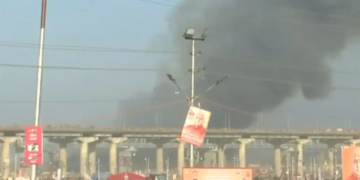 Fire accident in Prayagraj