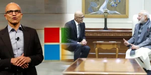 Microsoft CEO Satya nadella - PM Modi